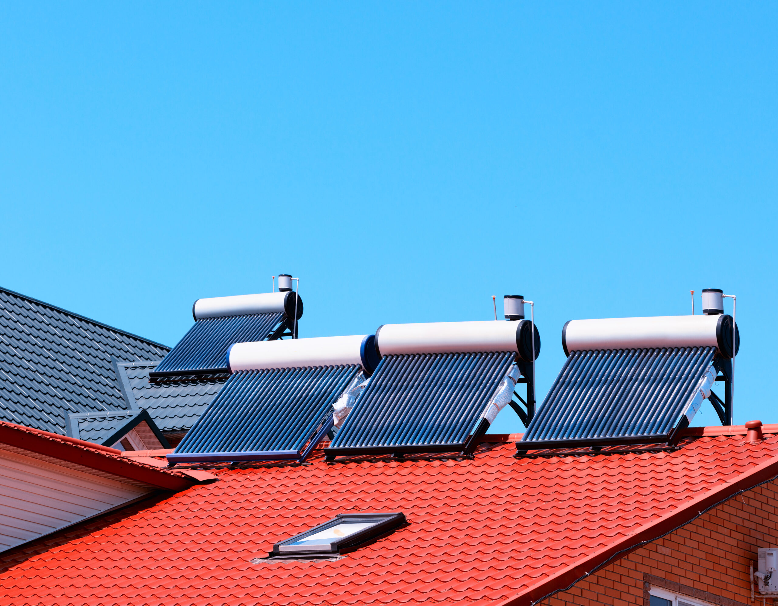 solar panel on rooftop home